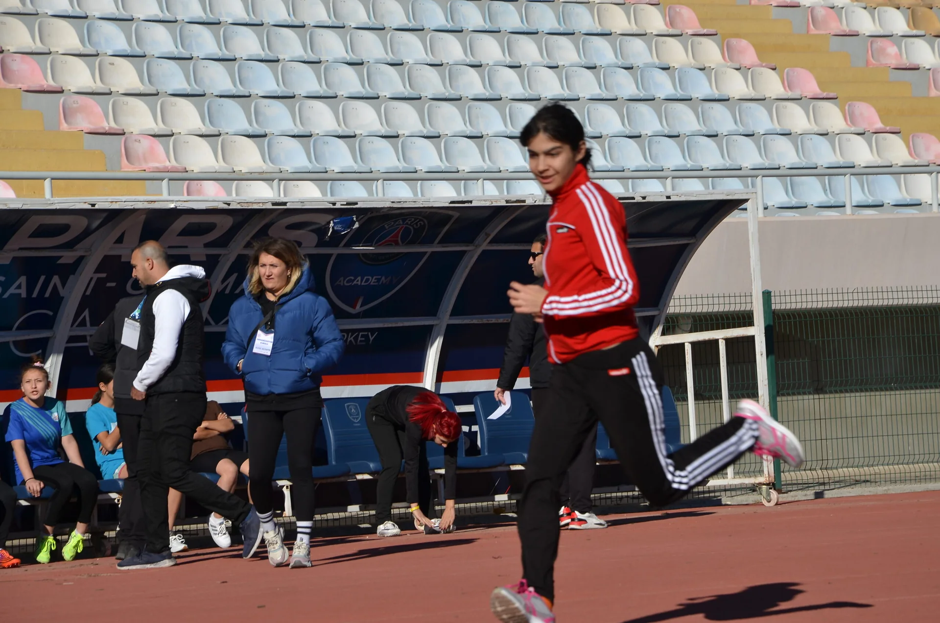 Eight lanes for focused athletics work at Akdeniz University Stadium