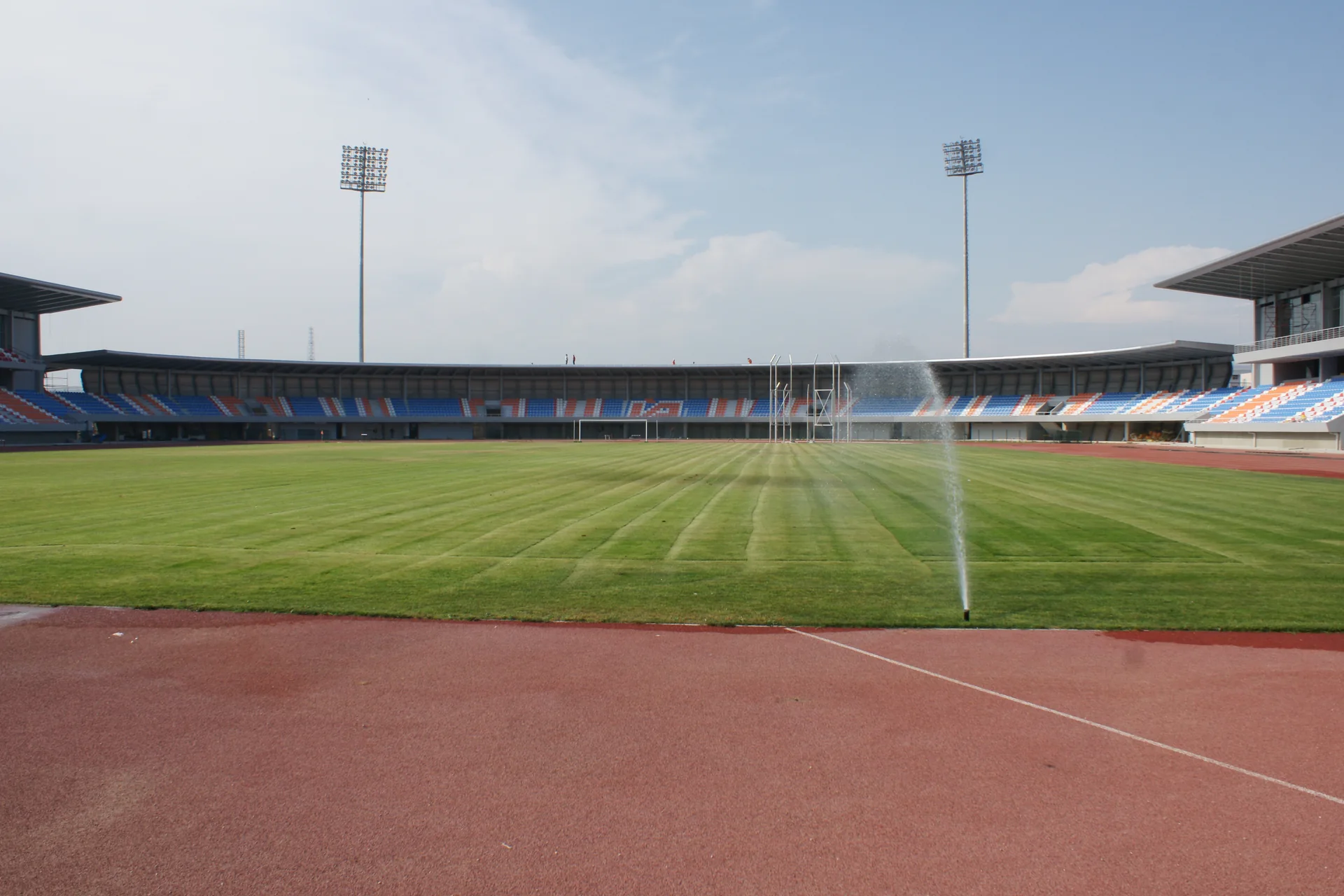 Wide interior view of Akdeniz University Stadium