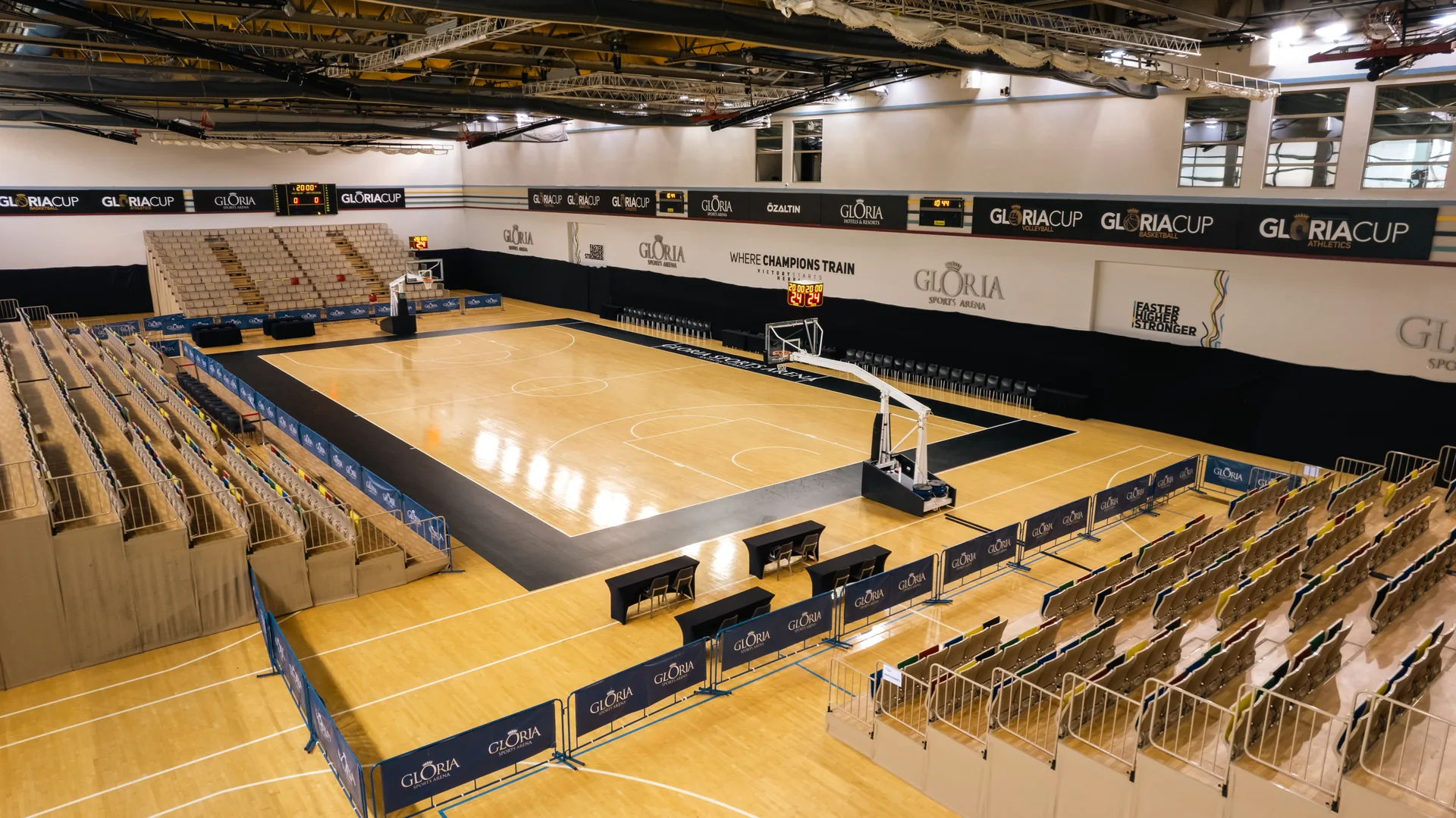 One hall, multiple disciplines at Gloria Sports Arena