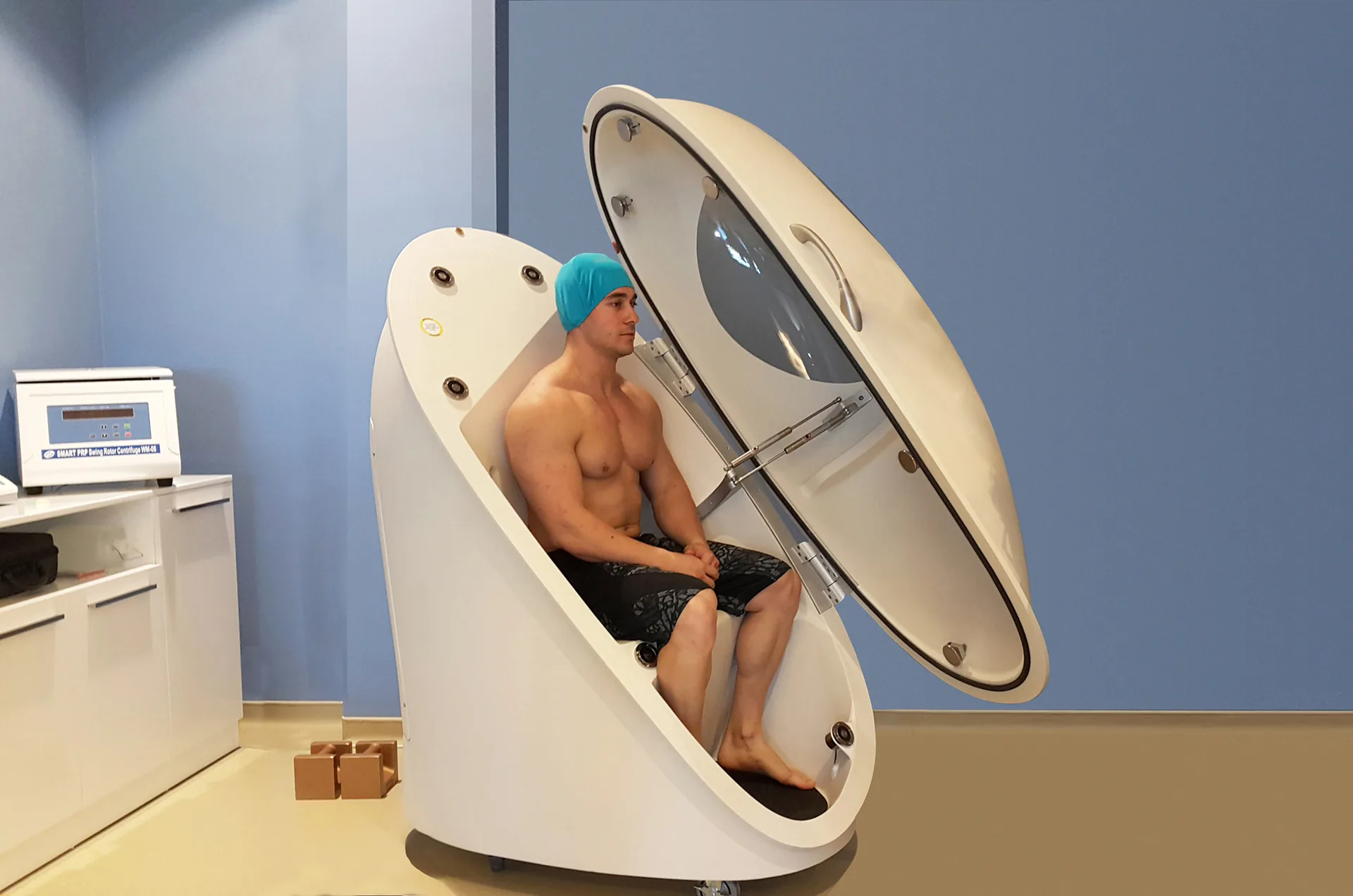 Body composition testing at Gloria Sports Arena