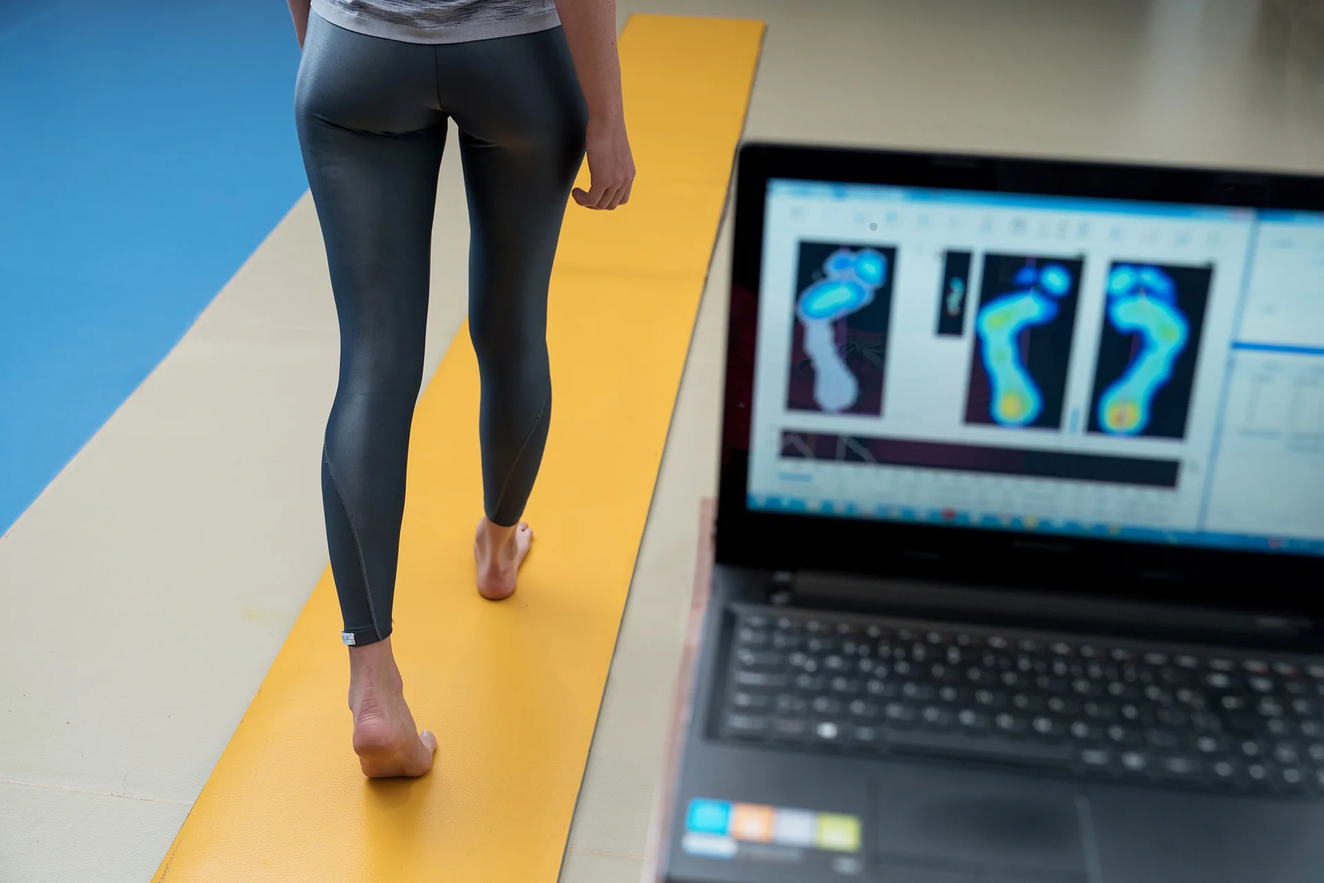 Foot scan and gait analysis at Gloria Sports Arena
