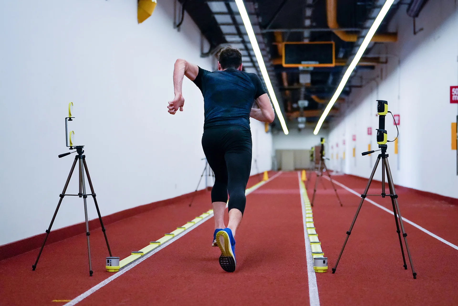 Running analysis at Gloria Sports Arena