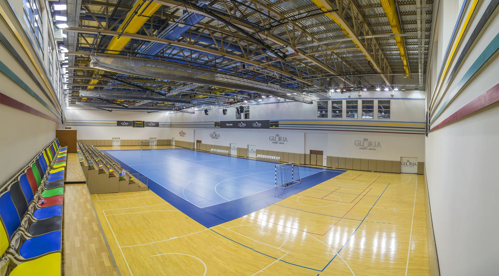 One hall, multiple disciplines at Gloria Sports Arena