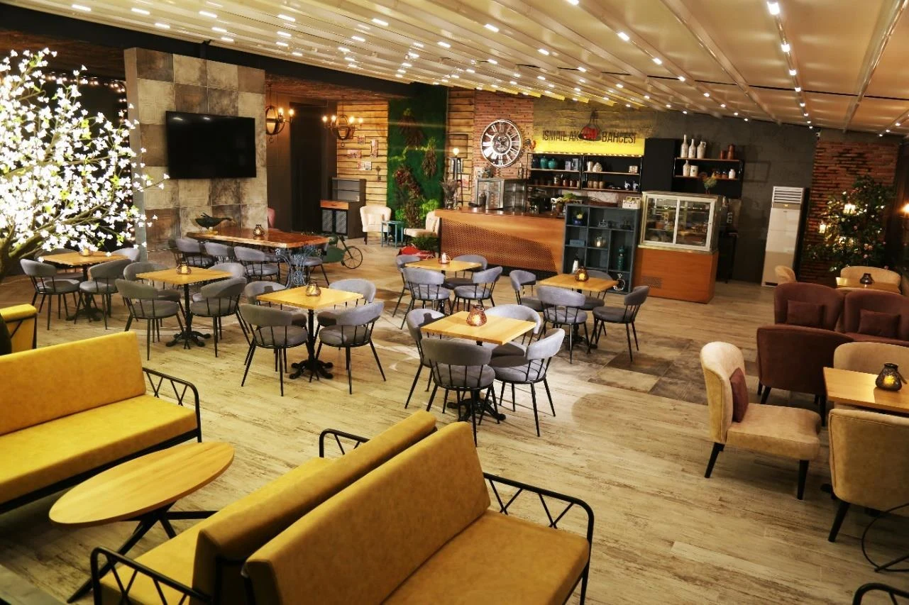 Athlete café and social area at the TAF / Turkcell Athletics High Performance Center