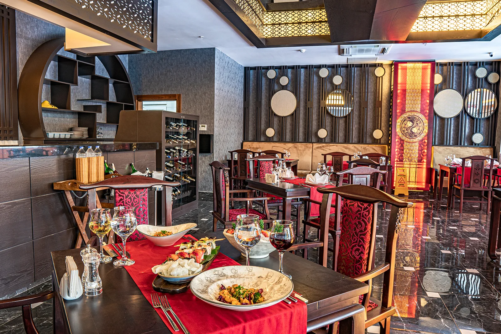 Dining selection at Aydinbey Queen’s Palace