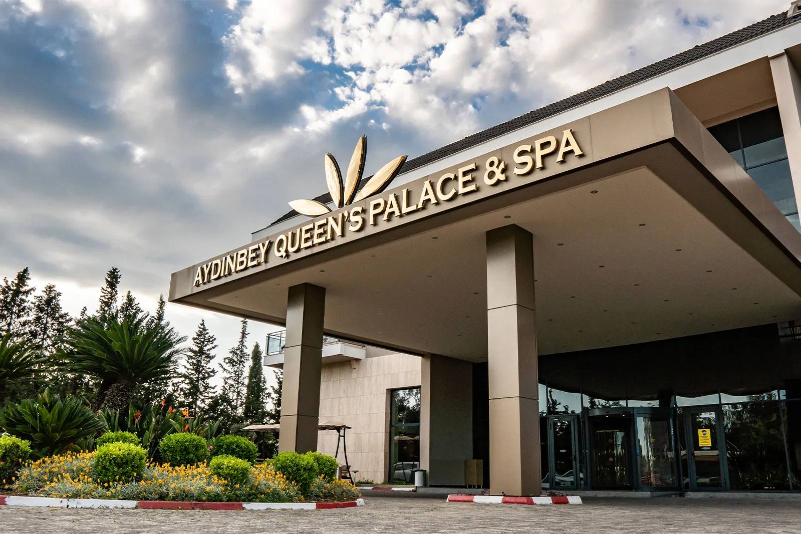 Main entrance of Aydinbey Queen’s Palace