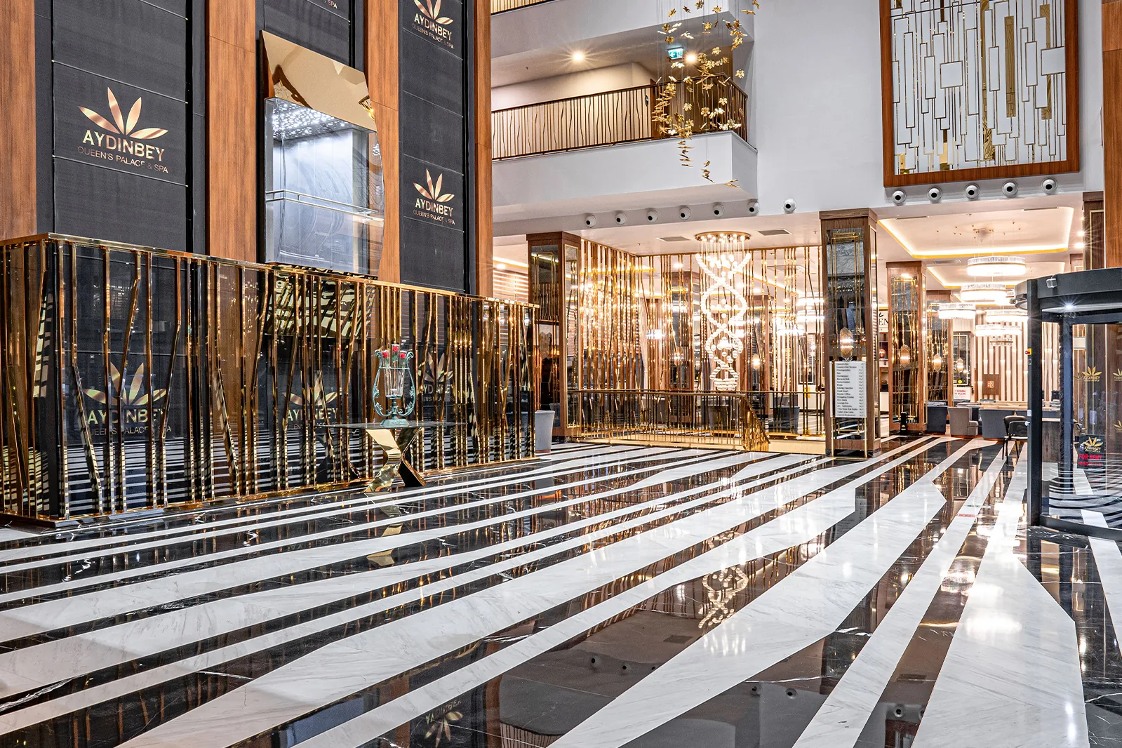Lobby at Aydinbey Queen’s Palace
