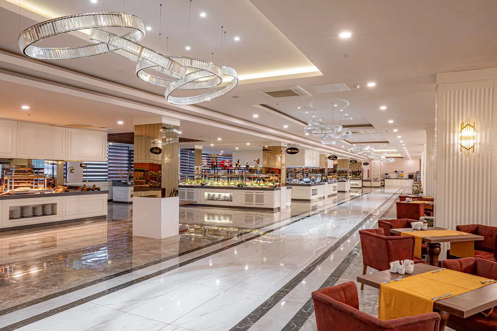 Main restaurant at Aydinbey Queen’s Palace