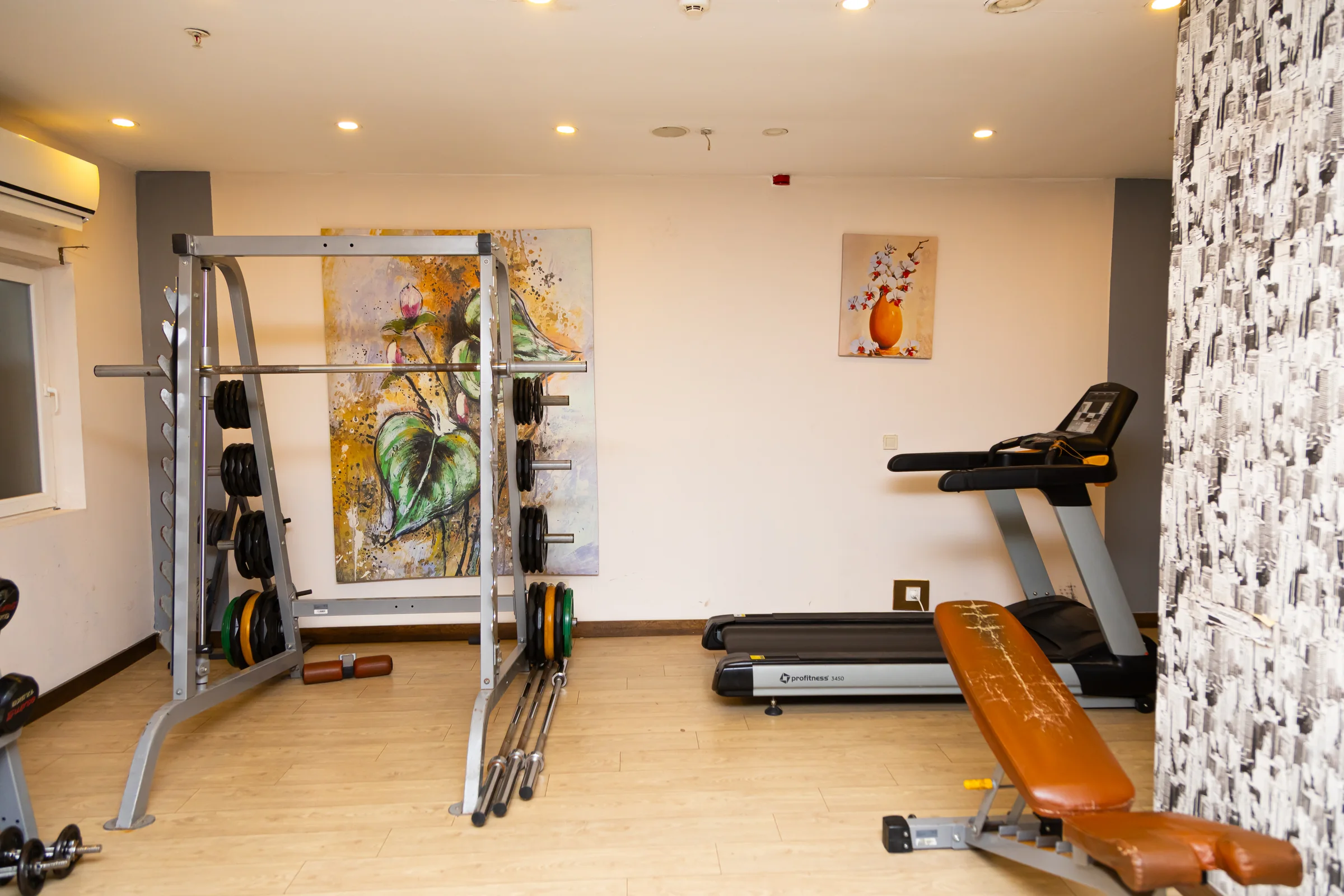 Fitness room at Maya World Park
