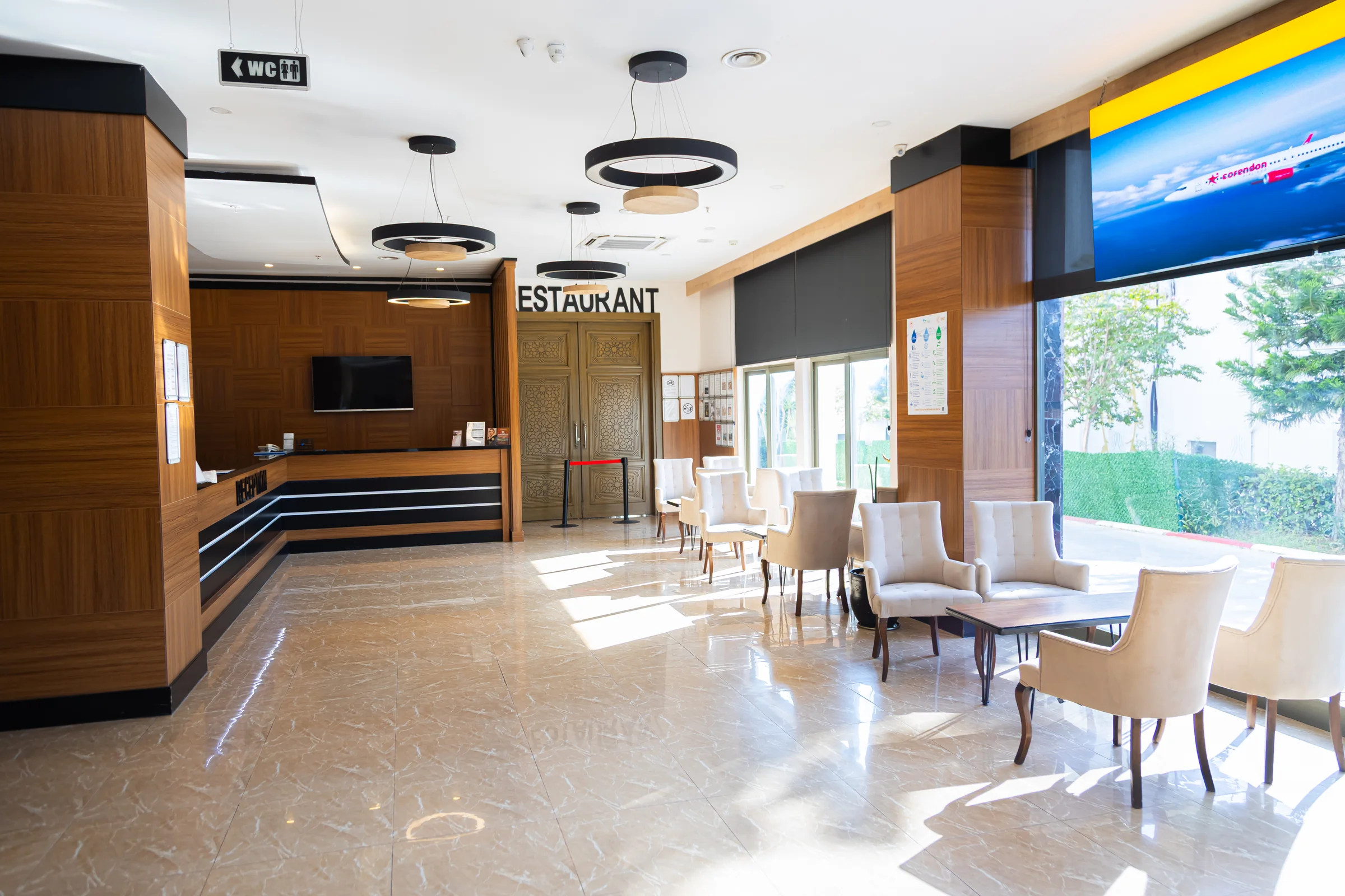 Lobby and reception at Maya World Park
