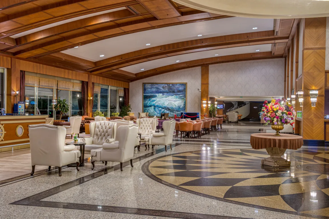 Hotel lobby at Porto Bello