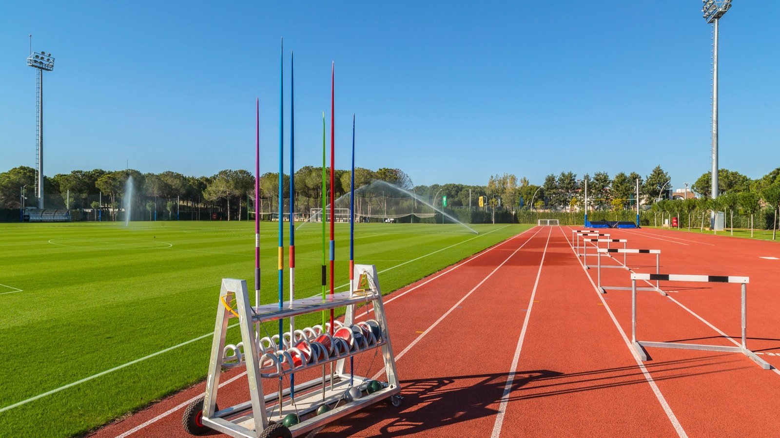 Track and field stadium at Gloria Sports Arena in Belek